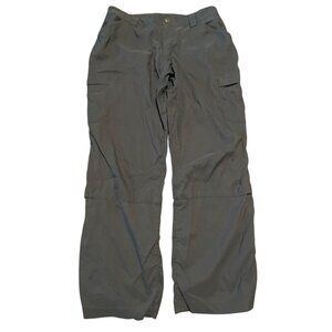 Duluth Trading Co Convertible Cargo Pants 12x29 Gray Outdoor Hiking